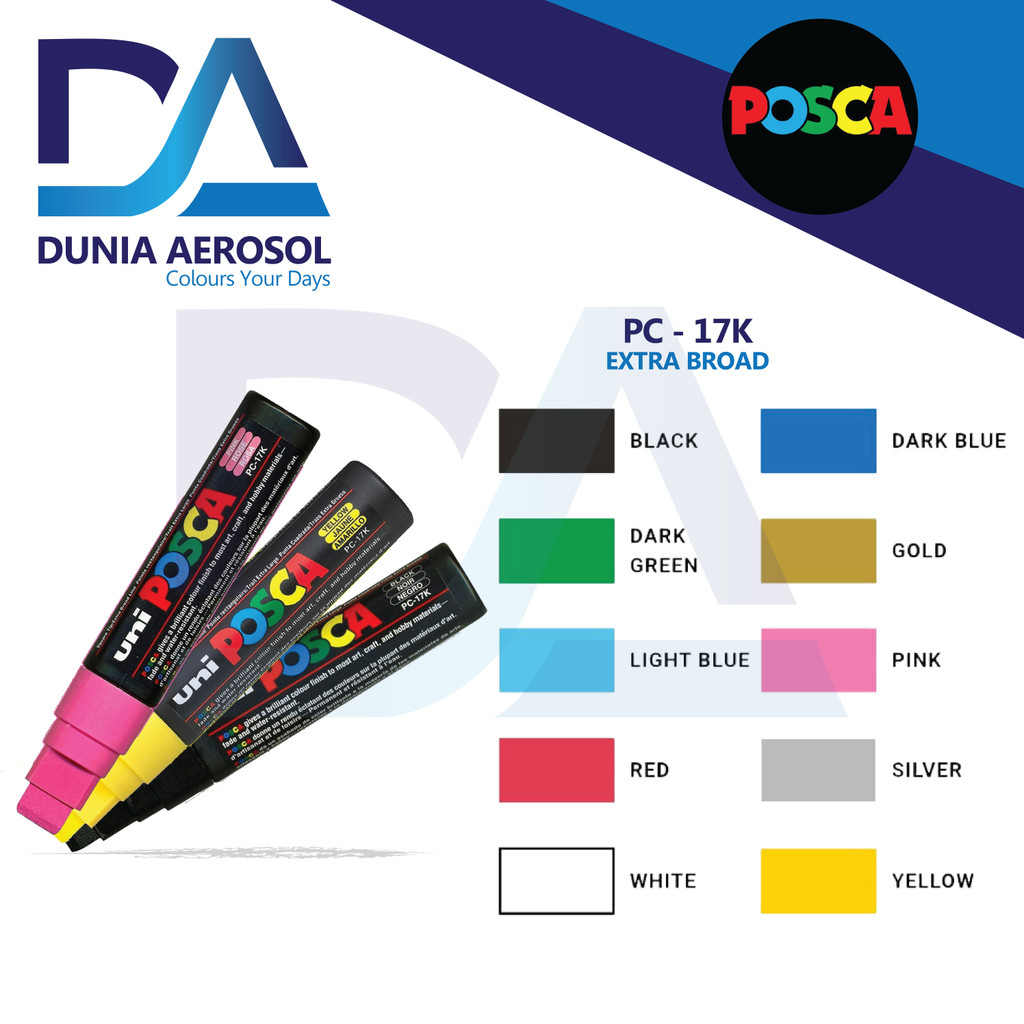 

POSCA Paint Marker PC 17K Extra Broad Chissel Tip 15mm