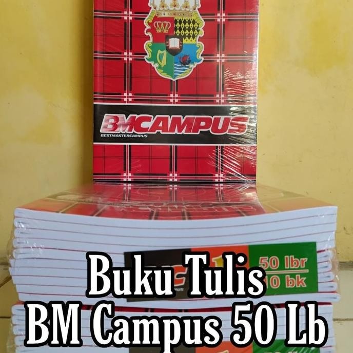 

10 PCS BUKU TULIS BOSS 50 LEMBAR BUKU CAMPUS SEKOLAH BUKU GARIS BOXY