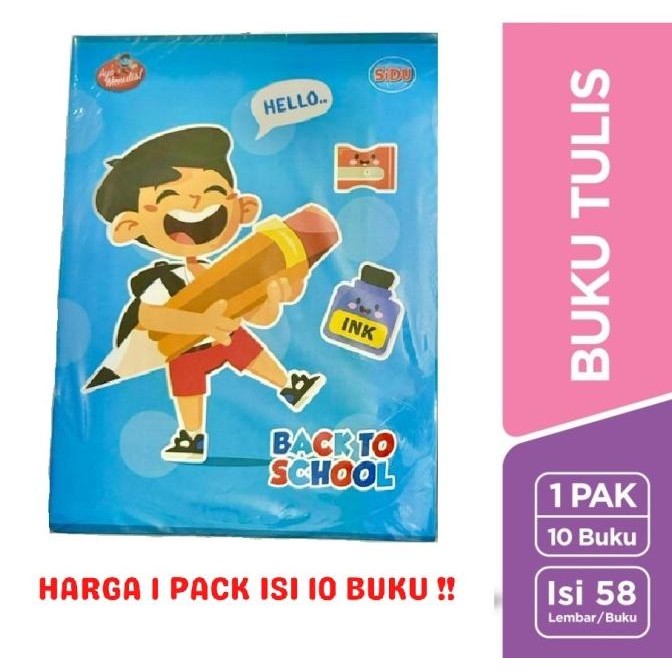 

BUKU TULIS SINAR DUNIA / SIDU 58 LEMBAR