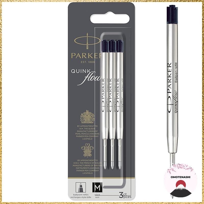 

Isi Ulang Tinta Pulpen Parker Quinkflow PARKER, Titik Sedang, Hitam, Kemasan 3 |qH6Qmu9M|