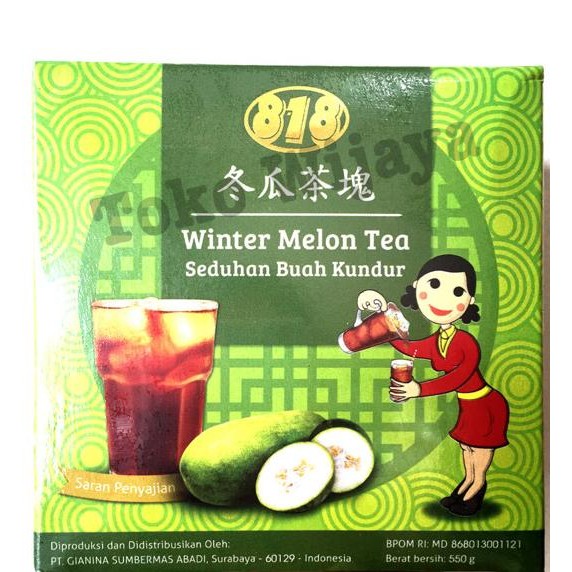 

Winter Melon Tea 818 Stok Terbatas