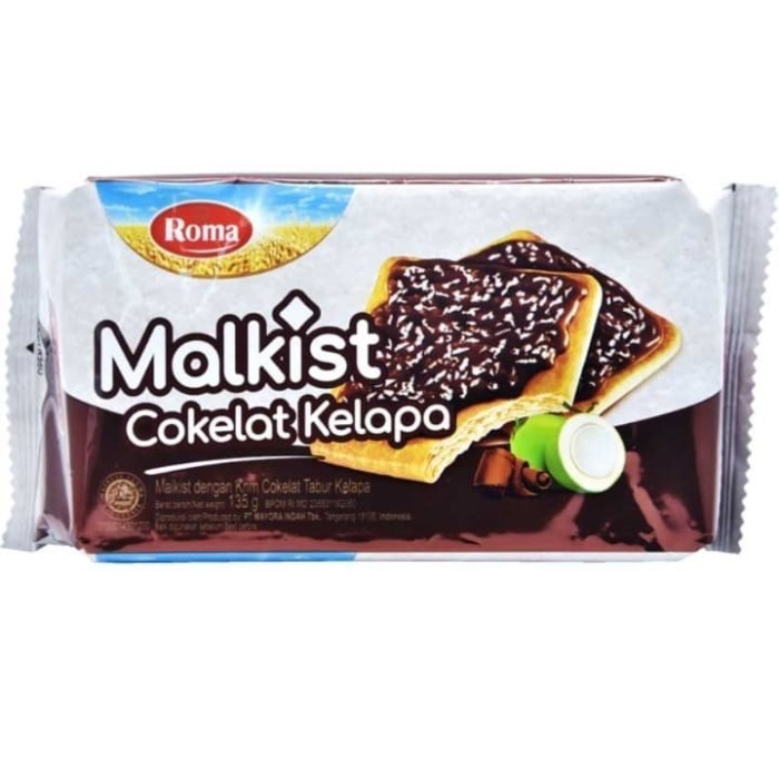 

ROMA MALKIST COKELAT KELAPA 135G