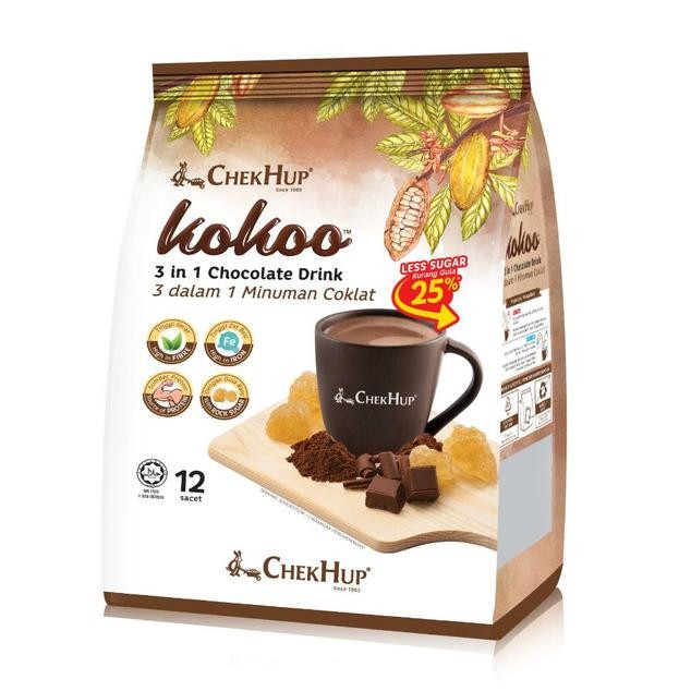 

Che Hup Ooo 3In1 Le Ugar Hot Chocolate Drin 12 40 Gram