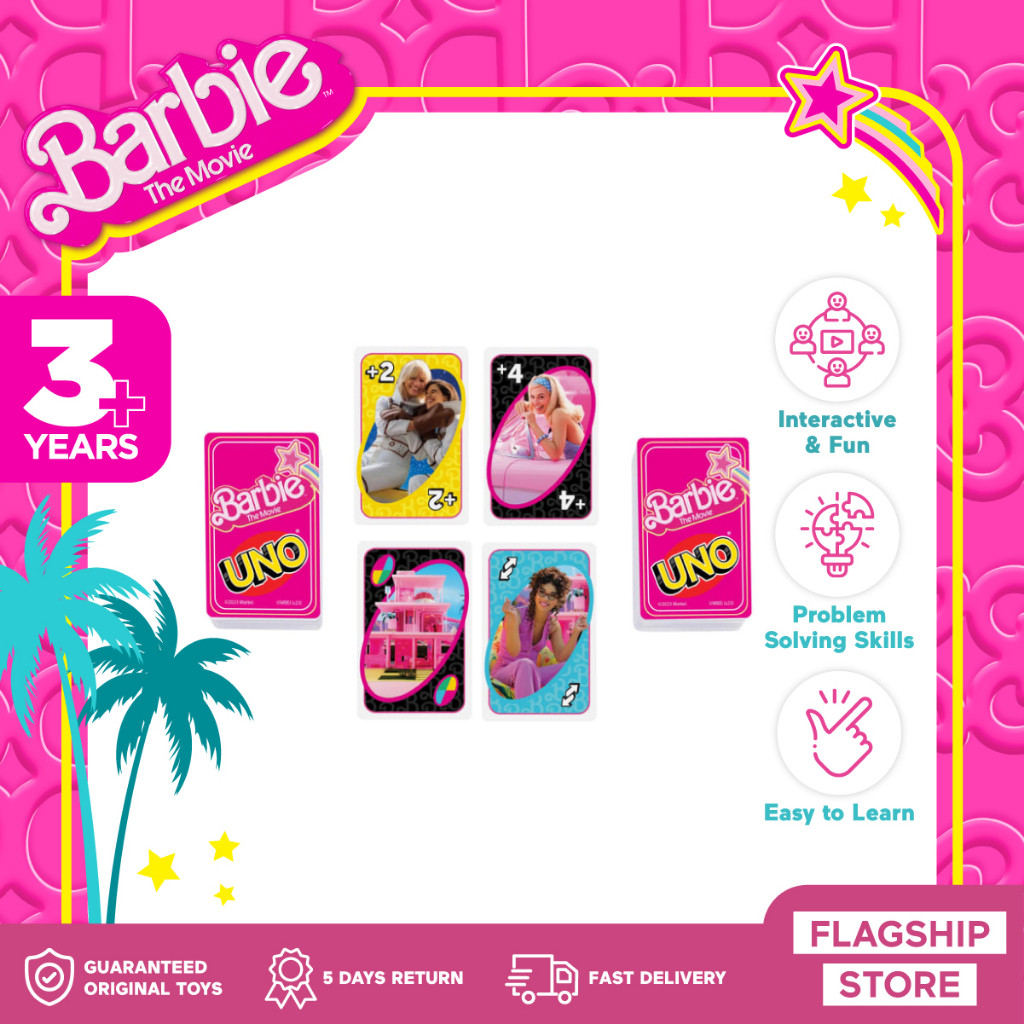 UNO Barbie the Movie Card - Permainan Kartu