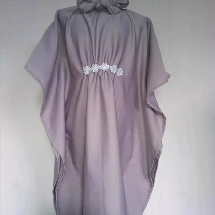 Kaftan KAFTAN ANAK ABU USIA 1-12 TAHUN ANAK TANGGUNG - Abu-abu, S premium modern