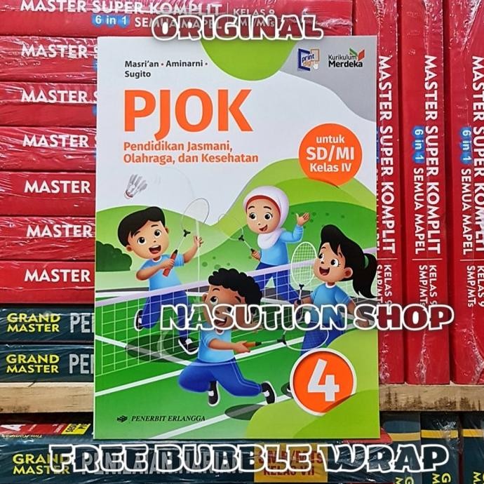 

BISA FAKTUR Buku PJOK Untuk Kelas 4 SD Erlangga Kurikulum Merdeka - Penjasorkes STOK TERBATAS