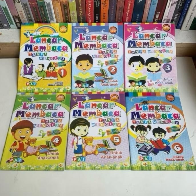 

BIG PROMO Paket 6 Buku Lancar Membaca Tanpa Mengeja - Full Collour HEMAT