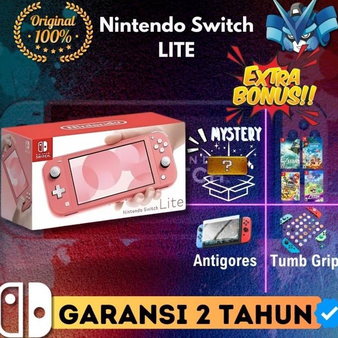 

PROMO NINTENDO SWITCH LITE CONSOLE - CORAL PINK