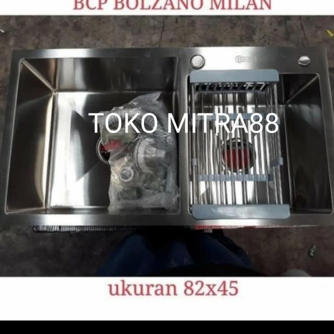 

PROMO KITCHEN SINK BOLZANO 8245 KOMPLIT SET KRAN FEXSIBEL STAINLES