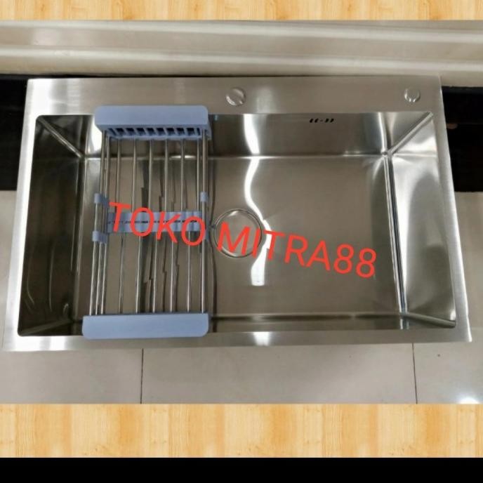 

PROMO KITCHEN SINK 7545 STAINLES 1 LOBANG BESAR