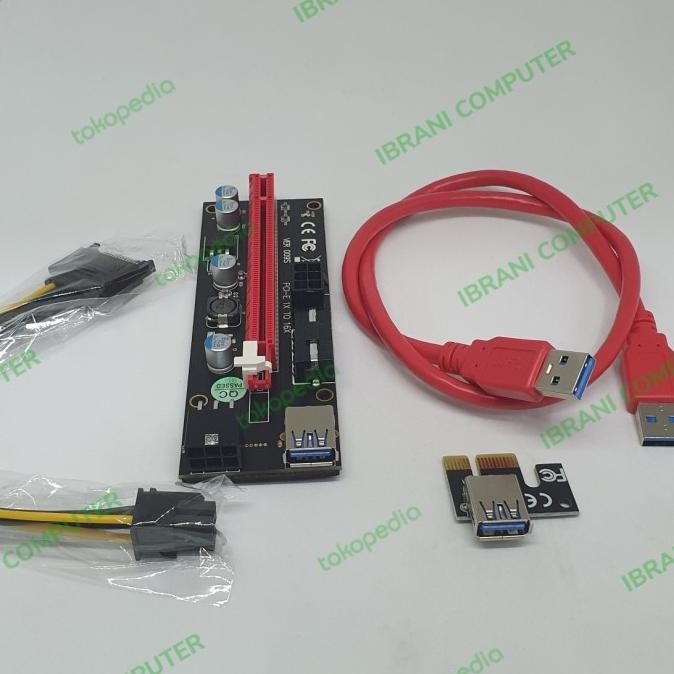 

PROMO RISER MINING 4 KAPASITOR ADAPTER PCI-E VGA CARD