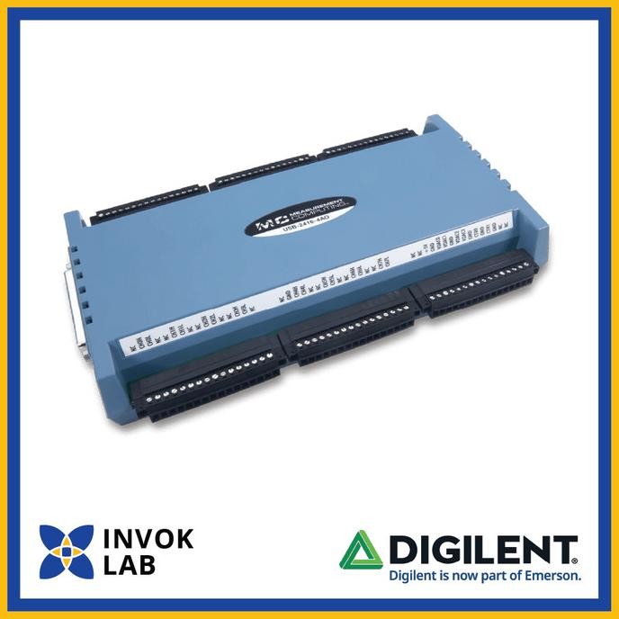 

PROMO DIGILENT MCC USB-2416-4AO: EXPANDABLE THERMOCOUPLE AND VOLTAGE MEASUREMENT USB DAQ DEVICE