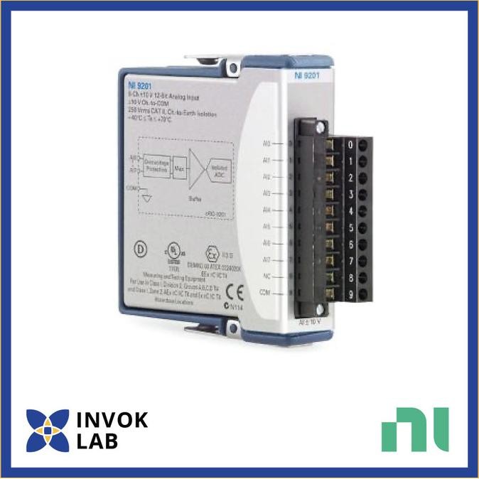 

PROMO NI NATIONAL INSTRUMENTS C SERIES NI-9201 10 V, 500 KS/S, 12-BIT, 8-CHANNEL C SERIES VOLTAGE INPUT MODULE