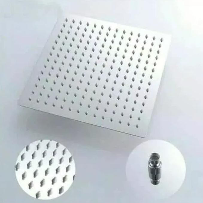 

PROMO WALL SHOWER KOTAK STAINLESS TEAL 8" MINIMALIS