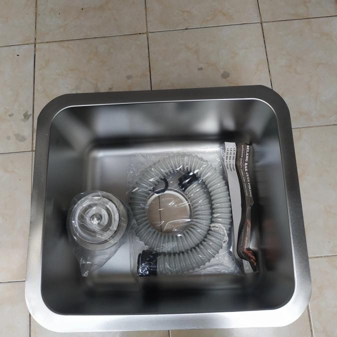 

PROMO KITCHEN SINK LAVENIA LV 0915 LENGKAP SELANG PEMBUANGAN