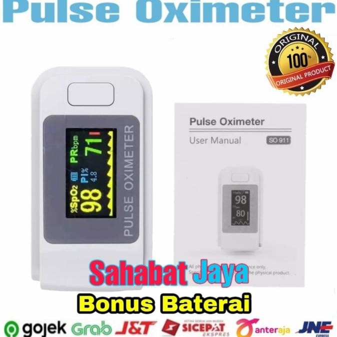 Fingertip Pulse Oximeter Oximetry Sp02 Saturation Monitor Original Terlaris