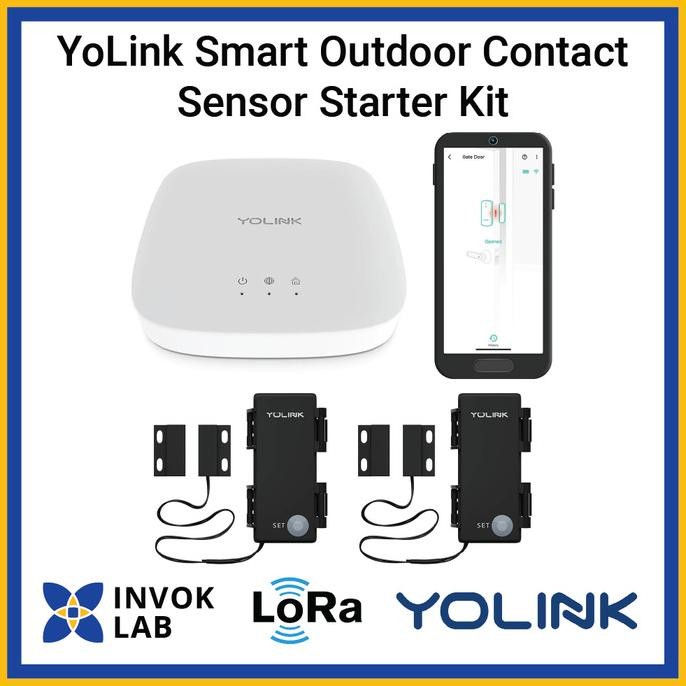 

PROMO YOLINK LORA SMART HOME OUTDOOR CONTACT SENSOR STARTER KIT