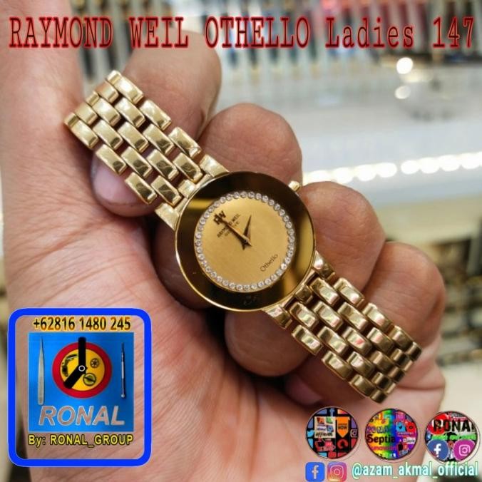 Kaca Jam Raymond Weil Othello Ladies 161 Original Terlaris