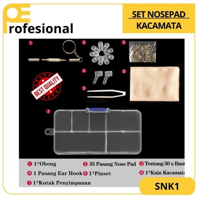 

Nosepad Kacamata Termurah Satuset -Snk1 Tersedia