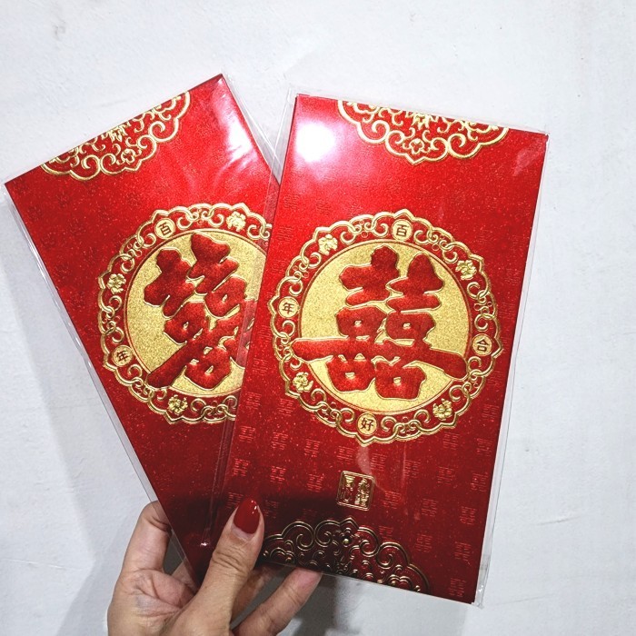 

CNY Angpao Imlek JUMBO isi 6 Angpau Fuk Chinese Hoki Ampao Sincia Merah - JUMBO W001-1 Limited