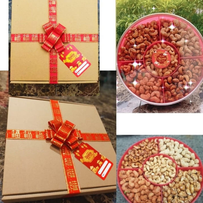 

CNY kacang mede tray/ hamper imlek Limited