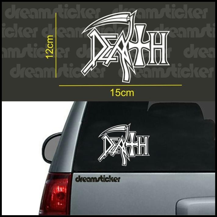 

DISKON STICKER STIKER MUSIK BAND DEATH !!!
