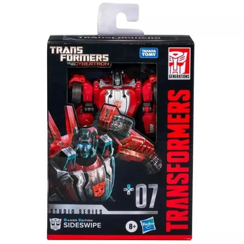 hasbro transformers toys studio series deluxe war for cybertron wfc 07 gamer edition sideswipe 4.5-i