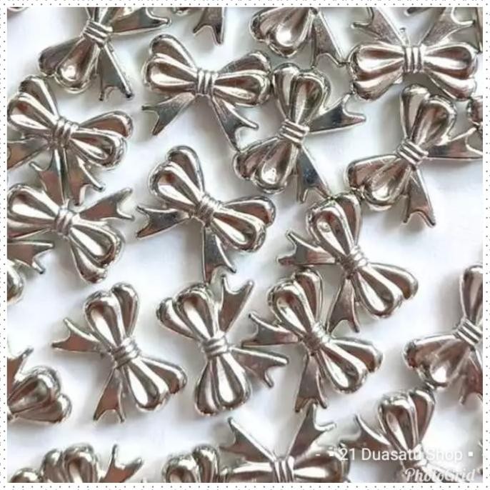 

(Pon) Manik mote CCB pita silver dan gold/manik variasi kerajinan tangan