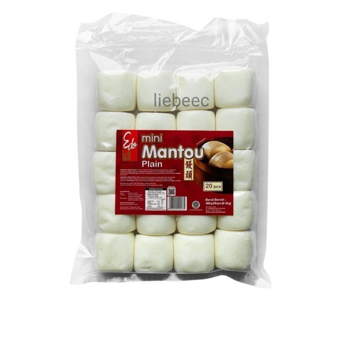 

Edo Ni Mantou Plain 360Gr Mantau Ni Ii 20 Pc Halal