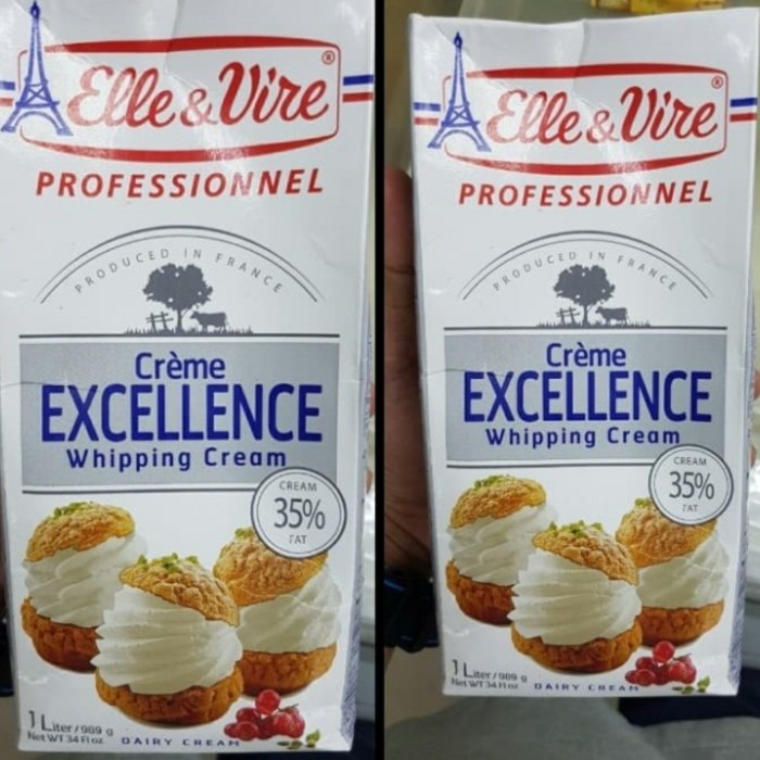 

Ame Day Cream Cooing Whipg Cream Elle Vire 1L