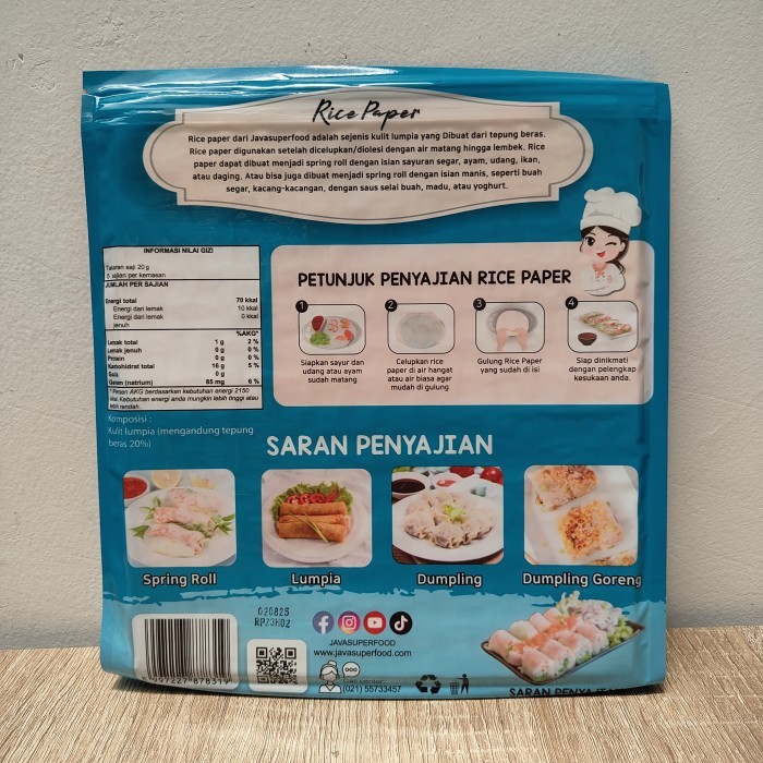 

Rice R Roll Ulit Lumpia Vietnam Ota 10 Lembar Jf Banh Trang