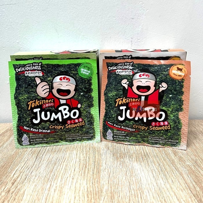 

Toin Jumbo Bbq Cripy Eaweed 4Gr N Raa Bare Rumput Laut