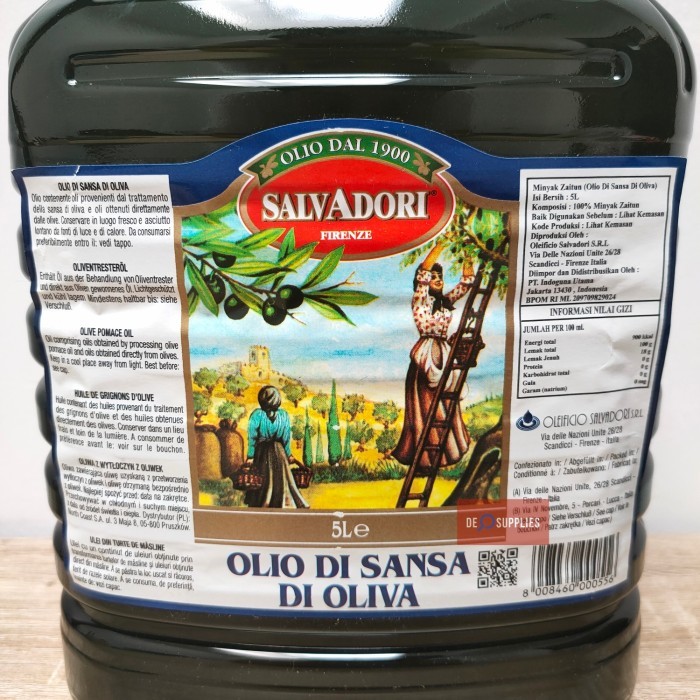 

Aad Pomace Oil 5L Olio Di Ana Di Olivia Italy