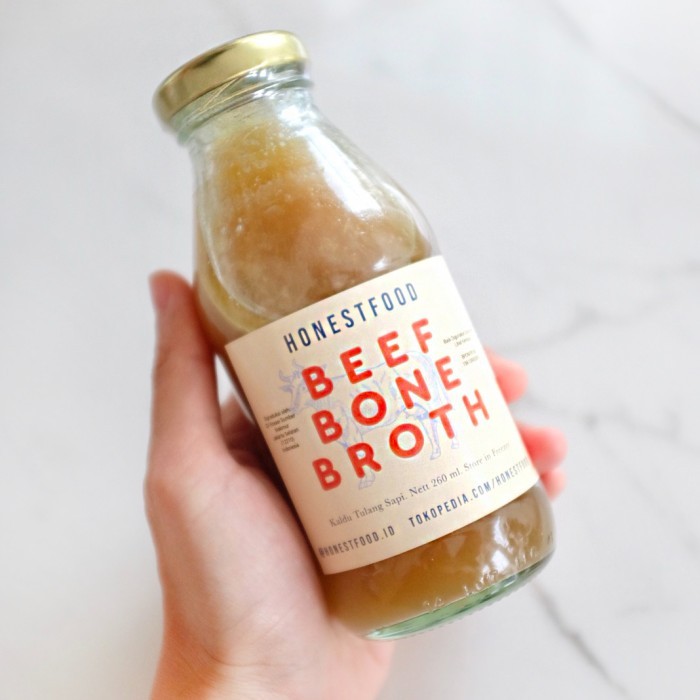 

Beef Bone Broth Honestfood (Kaldu Tulang Sapi Premium)