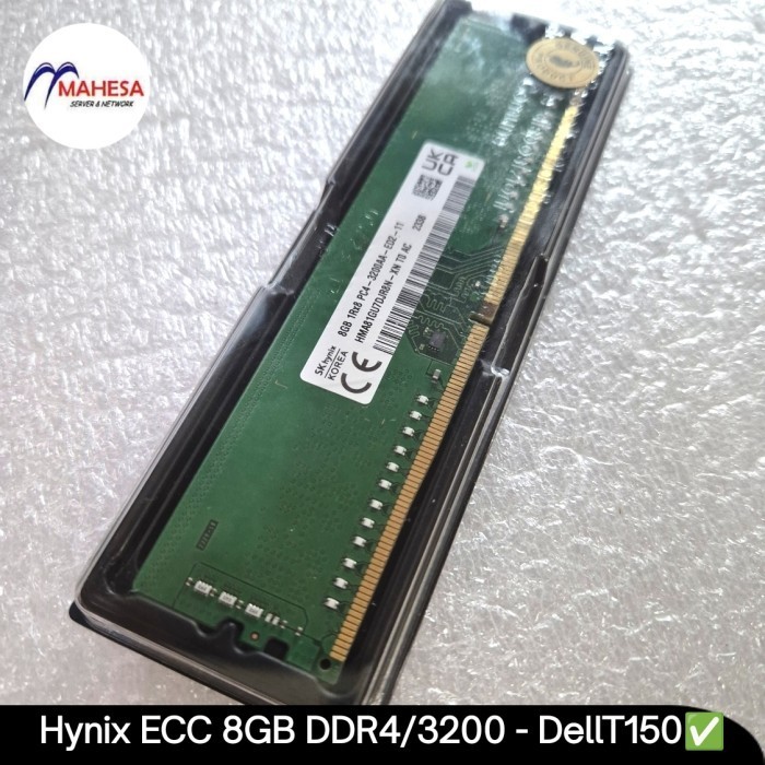 Trade in: RAM SK HYNIX DELL T40 T30 T150 8GB ECC UDIMM DDR4 3200MT/s HMA81GU7DJR8N PC3200