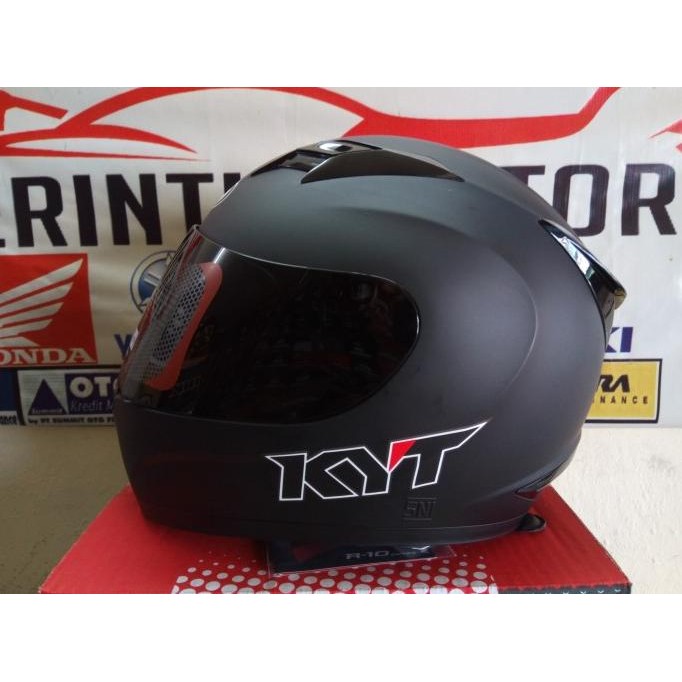 Helm KYT Fullface R 10 Black Doff