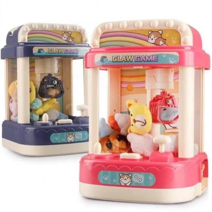 Funny Doll Machine Mainan Mesin Capit Boneka Claw Game Family Games