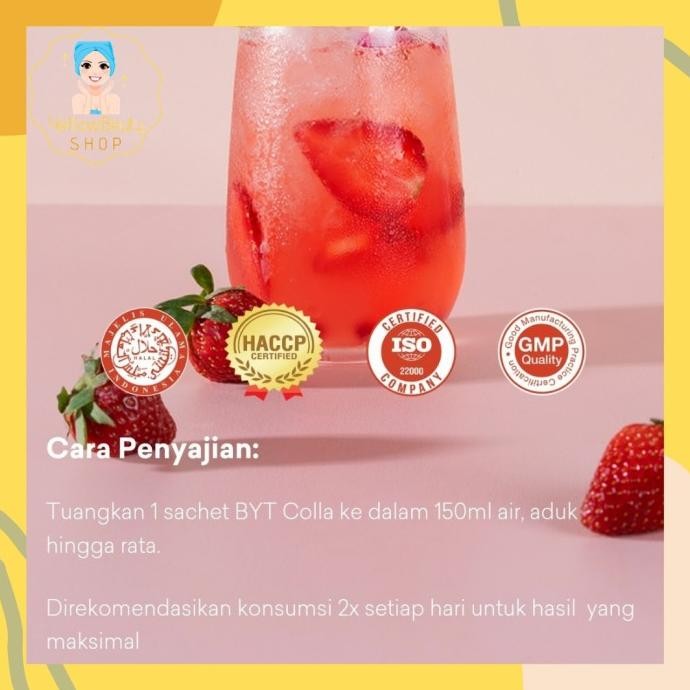 

BYT COLLA 1 Box Isi 16 Bungkus | Collagen Tripeptide | Sugar Stevia |