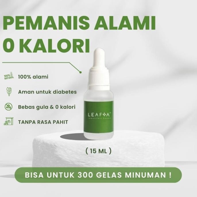 

LEAFIA - Pemanis 0 kalori Stevia pengganti gula