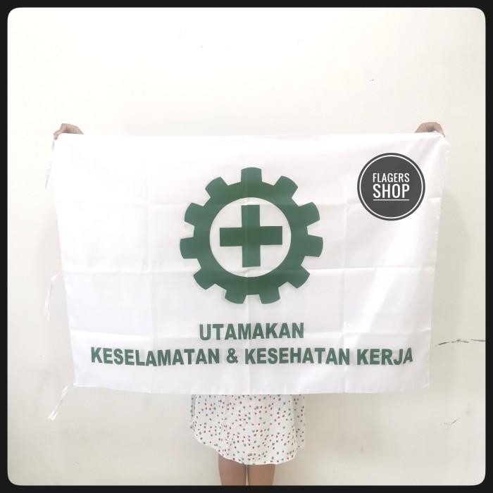 [Paket] Bendera K3 + Spanduk Keselamatan
