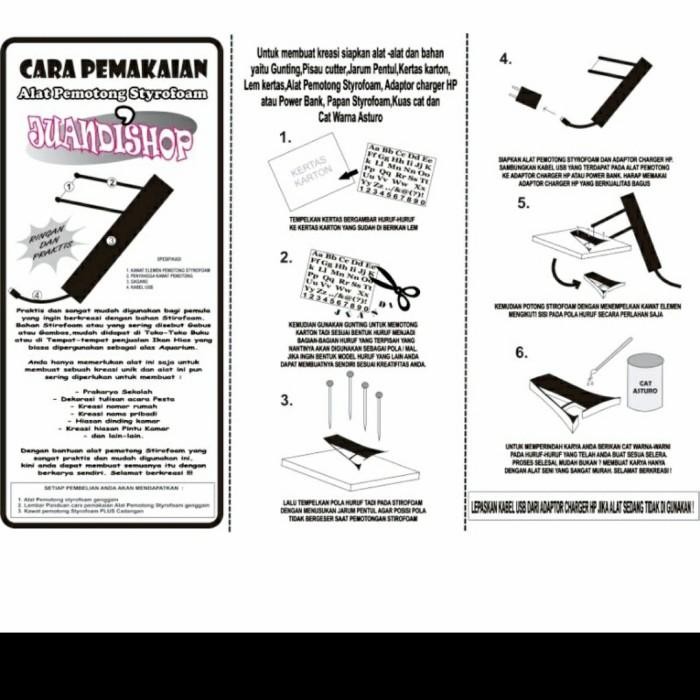 

Styrofoam Cutter / Alat Potong Gabus / Pemotong Styrofoam (Praktis)