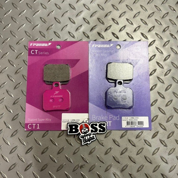 Brake Pad Kampas Rem FRANDO Caliper 2 Piston 1 Pin