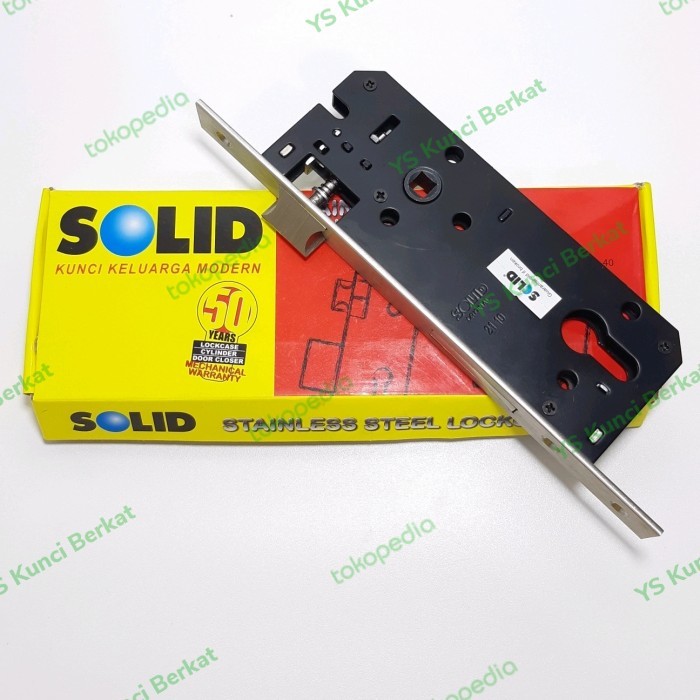 Bodi kunci SOLID LC 111 WL40 - Dalaman kunci Pintu - Body kunci SOLID