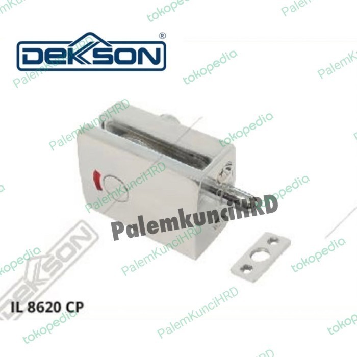 Indicator Lock Dekkson IL 8620 CP Kunci slot pintu kaca