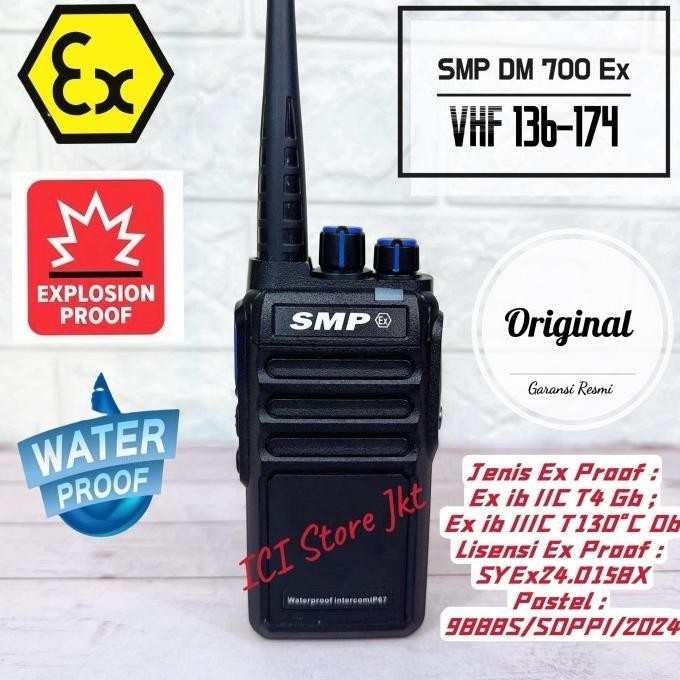 HT SMP DM700Ex / Ht SMP Dx 700 Ex VHF / HT explotion proof / Ht Gas Proof