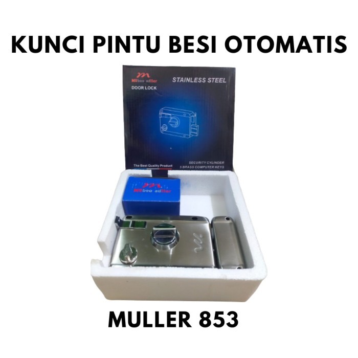 Cuci Gudang Muller Kunci Otomatis 853 Ss Stainless / Pintu Besi Gerbang / Garasi