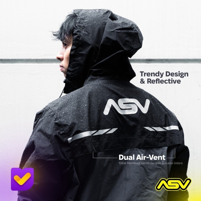 Jas Hujan ASV Setelan Parasut Premium Baracuta