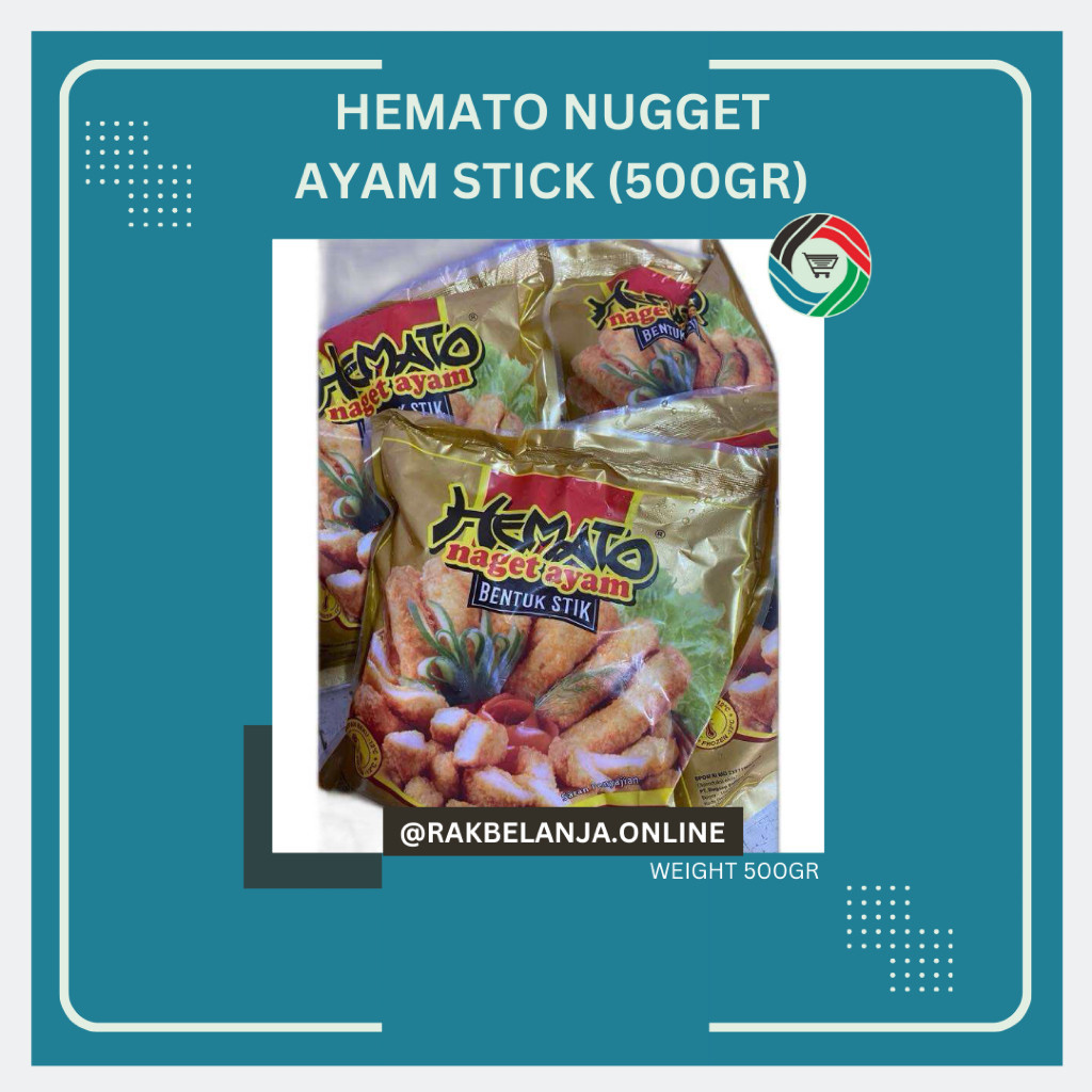 

Hemato Nugget Ayam Stick (500gr)