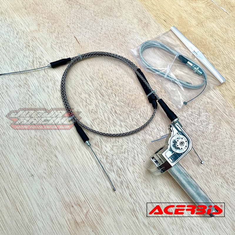 Gas Spontan Acerbis Pnp Ninja 2T Kabel Karbon Cabang PNP Ninja 2t