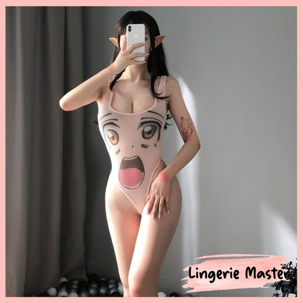 Lingeri Hot Wanita [ LINGERIE MASTER ] - (L-83) Sexy Lingerie Open Crotch Girl Anime Cosplay Cartoon